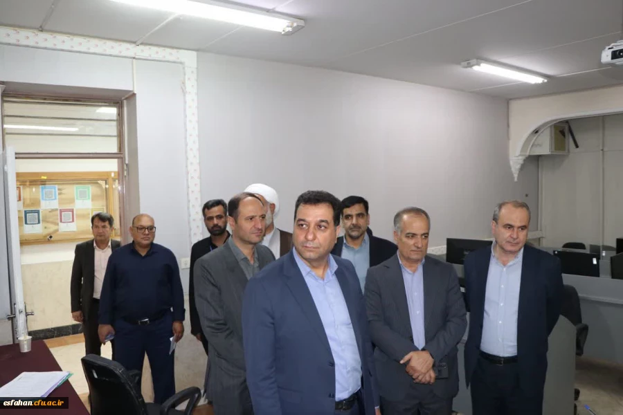 بازدید میدانی سرپرست دانشگاه فرهنگیان استان اصفهان و مدیر کل آموزش و پرورش استان اصفهان از روند برگزاری ارزیابی 2