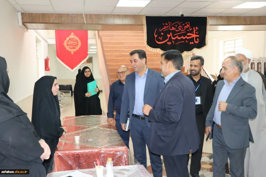 بازدید میدانی سرپرست دانشگاه فرهنگیان استان اصفهان و مدیر کل آموزش و پرورش استان اصفهان از روند برگزاری ارزیابی 4