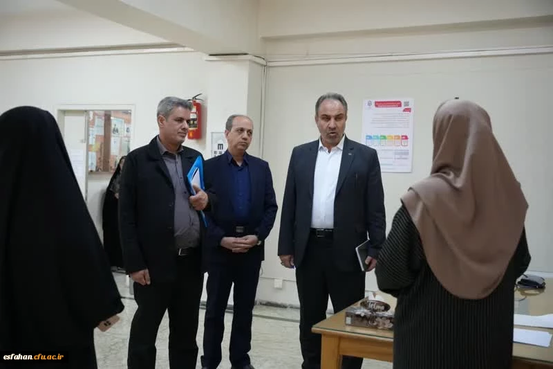 گزارش تصویری از بازدید نماینده ویژه وزارت آموزش و پرورش از فرآیند مصاحبه متقاضیان ورود به دانشگاه فرهنگیان در پردیس های شهید باهنر و فاطمه زهرا(س) اصفهان 2