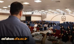 آیین  تکریم و معارفه مسئولین جدید حوزه و پایگاه های بسیج دانشجویی دانشگاه فرهنگیان استان اصفهان 8