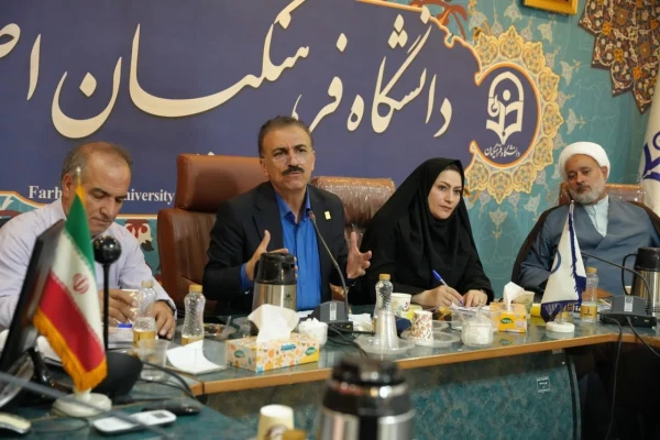 برگزاری شست اعضای هیأت علمی با معاون آموزشی دانشگاه فرهنگیان به میزبانی پردیس شهید باهنر 7