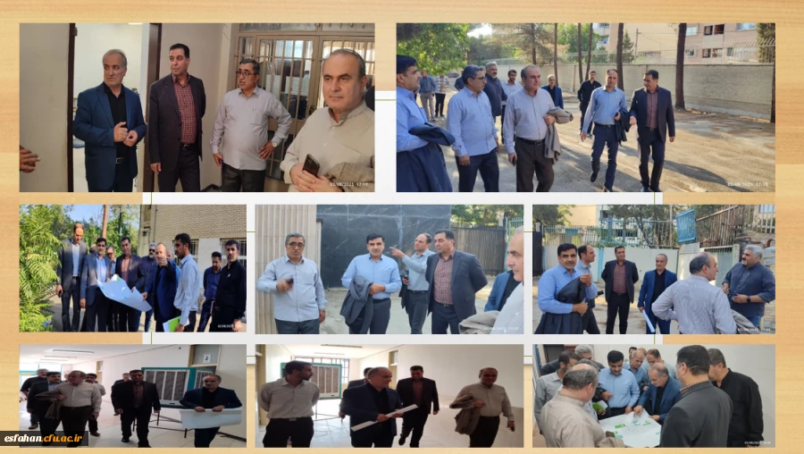 بازدید میدانی مدیر کل آموزش و پرورش استان، سرپرست دانشگاه فرهنگیان استان به اتفاق مدیر کل نوسازی  و هیئت همراه از خوابگاه شهید حججی 2
