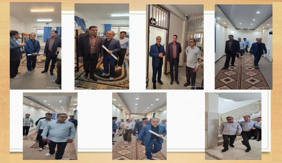 بازدید میدانی مدیر کل آموزش و پرورش استان، سرپرست دانشگاه فرهنگیان استان به اتفاق مدیر کل نوسازی  و هیئت همراه از خوابگاه شهید حججی 3