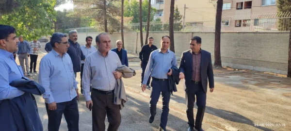 بازدید میدانی مدیر کل آموزش و پرورش استان، سرپرست دانشگاه فرهنگیان استان به اتفاق مدیر کل نوسازی  و هیئت همراه از خوابگاه شهید حججی 5