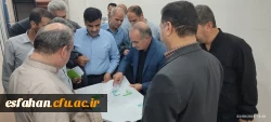 بازدید میدانی مدیر کل آموزش و پرورش استان، سرپرست دانشگاه فرهنگیان استان به اتفاق مدیر کل نوسازی  و هیئت همراه از خوابگاه شهید حججی 11