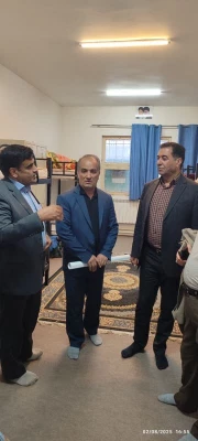بازدید میدانی مدیر کل آموزش و پرورش استان، سرپرست دانشگاه فرهنگیان استان به اتفاق مدیر کل نوسازی  و هیئت همراه از خوابگاه شهید حججی 15