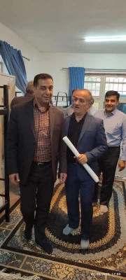 بازدید میدانی مدیر کل آموزش و پرورش استان، سرپرست دانشگاه فرهنگیان استان به اتفاق مدیر کل نوسازی  و هیئت همراه از خوابگاه شهید حججی 18