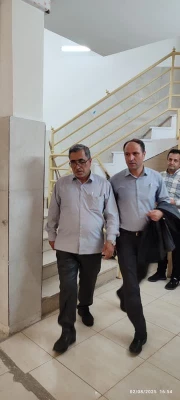 بازدید میدانی مدیر کل آموزش و پرورش استان، سرپرست دانشگاه فرهنگیان استان به اتفاق مدیر کل نوسازی  و هیئت همراه از خوابگاه شهید حججی 19