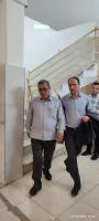 بازدید میدانی مدیر کل آموزش و پرورش استان، سرپرست دانشگاه فرهنگیان استان به اتفاق مدیر کل نوسازی  و هیئت همراه از خوابگاه شهید حججی 19