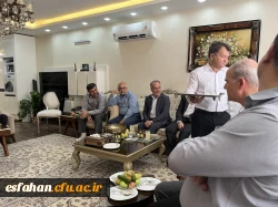 عیادت سرپرست دانشگاه فرهنگیان استان اصفهان و جمع همراه از ریاست سابق پردیس شهید باهنر اصفهان 3