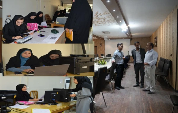 گزارش تصویری بازدید مسوولین سازمان مرکزی دانشگاه فرهنگیان از روند  ثبت نام 2