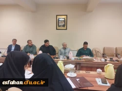 برگزاری نشست هماهنگی با حضور جانشین فرمانده سپاه پاسداران انقلاب  و مسئول بسیج دانشجویی استان همراه با مسئولین دانشگاه پیرامون اجلاسیه شهدا  6