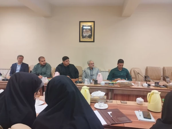 برگزاری نشست هماهنگی با حضور جانشین فرمانده سپاه پاسداران انقلاب  و مسئول بسیج دانشجویی استان همراه با مسئولین دانشگاه پیرامون اجلاسیه شهدا  6