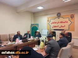 برگزاری نشست هماهنگی با حضور جانشین فرمانده سپاه پاسداران انقلاب  و مسئول بسیج دانشجویی استان همراه با مسئولین دانشگاه پیرامون اجلاسیه شهدا  8