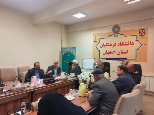 برگزاری نشست هماهنگی با حضور جانشین فرمانده سپاه پاسداران انقلاب  و مسئول بسیج دانشجویی استان همراه با مسئولین دانشگاه پیرامون اجلاسیه شهدا  8