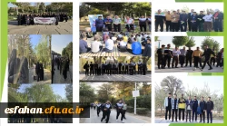 پیاده روی به مناسبت هفته تربیت بدنی  با حضور سرپرست دانشگاه فرهنگیان استان اصفهان، همکاران مدیریت استان، اساتید، دانشجومعلمان و همکاران پردیس ها و مراکز دانشگاه فرهنگیان استان اصفهان 2