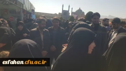 فریاد استکبارستیزی دانشجومعلمان دانشگاه فرهنگیان استان اصفهان همزمان با برگزاری این مراسم در ایران اسلامی ۱۳ آبان ۱۴۰۴ 7