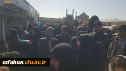 فریاد استکبارستیزی دانشجومعلمان دانشگاه فرهنگیان استان اصفهان همزمان با برگزاری این مراسم در ایران اسلامی ۱۳ آبان ۱۴۰۴ 10