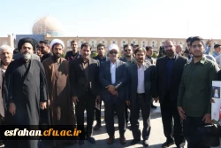 حضور سرپرست دانشگاه فرهنگیان استان در جمع پرشور دانشجومعلمان در مراسم راهپیمایی ۱۳ آبان ۱۴۰۴ 4