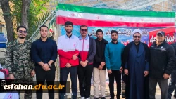 حضور سرپرست دانشگاه فرهنگیان استان در جمع پرشور دانشجومعلمان راهپیمایی ۱۳ آبان ۱۴۰۴ 2