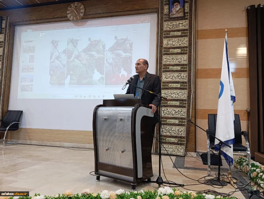 برپایی یادواره شهدای جنگ تحمیلی مقاومت در دانشگاه فرهنگیان مرکز امام خمینی(ره) کاشان  2