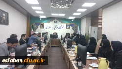 برگزاری جلسه هم اندیشی و صمیمی دبیران و اعضای کانون های علمی فرهنگی شاهد و ایثار، کارشناسان رابط شاهد و فعالان کنگره شهدای بسیجی دانشگاه فرهنگیان استان اصفهان  در تاریخ 1404/10/09 با جناب دکتر پناهی و اعضای هیئت رئیسه دانشگاه فرهنگیان استان اصفهان در ساخت