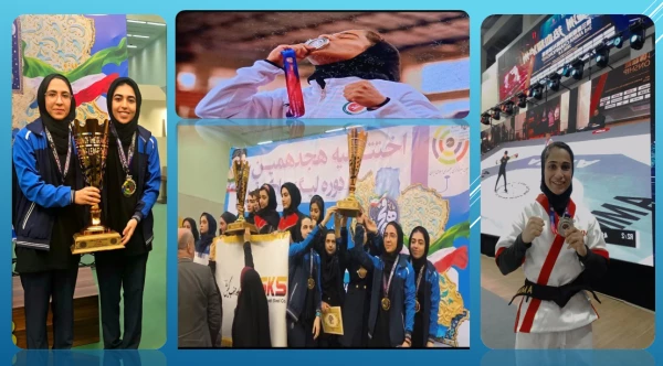 درخشش فاطمه اخلاق زاده، زینب شکاری و فاطمه شکاری دانشجومعلمان دختر اصفهانی در مسابقات ورزشی جهانی و کشوری
 2