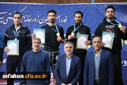 کسب رتبه نخست مسابقات کشوری ورزش زورخانه ای بزرگسالان  در دو رشته  