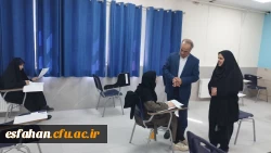 بازدید سرپرست دانشگاه فرهنگیان استان اصفهان از حوزه برگزاری المپیاد علمی دانشجویی دانشگاه فرهنگیان استان اصفهان  3