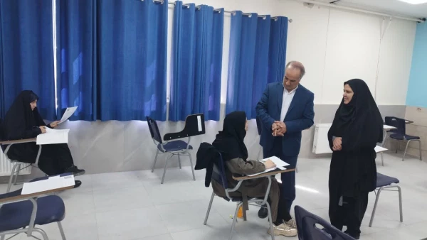 بازدید سرپرست دانشگاه فرهنگیان استان اصفهان از حوزه برگزاری المپیاد علمی دانشجویی دانشگاه فرهنگیان استان اصفهان  3