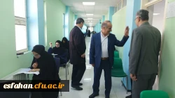 بازدید سرپرست دانشگاه فرهنگیان استان اصفهان از حوزه برگزاری المپیاد علمی دانشجویی دانشگاه فرهنگیان استان اصفهان  5