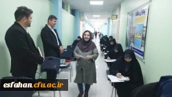 بازدید سرپرست دانشگاه فرهنگیان استان اصفهان از حوزه برگزاری المپیاد علمی دانشجویی دانشگاه فرهنگیان استان اصفهان  6