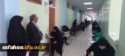 بازدید سرپرست دانشگاه فرهنگیان استان اصفهان از حوزه برگزاری المپیاد علمی دانشجویی دانشگاه فرهنگیان استان اصفهان  7