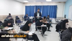 بازدید سرپرست دانشگاه فرهنگیان استان اصفهان از حوزه برگزاری المپیاد علمی دانشجویی دانشگاه فرهنگیان استان اصفهان  11