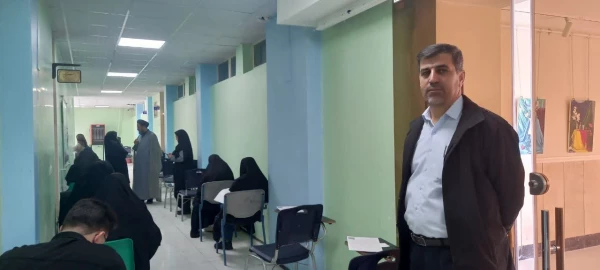 بازدید سرپرست دانشگاه فرهنگیان استان اصفهان از حوزه برگزاری المپیاد علمی دانشجویی دانشگاه فرهنگیان استان اصفهان  13