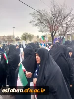 گزارش تصویری از حضور خانواده دانشگاه فرهنگیان استان اصفهان در مراسم روز جهانی قدس ۱۴۰۴ 3