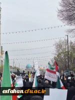 گزارش تصویری از حضور خانواده دانشگاه فرهنگیان استان اصفهان در مراسم روز جهانی قدس ۱۴۰۴ 17