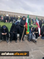 گزارش تصویری از حضور خانواده دانشگاه فرهنگیان استان اصفهان در مراسم روز جهانی قدس ۱۴۰۴ 20