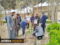کاشت نهال در دانشکده  علوم انسانی شهید باهنر به یاد رهبر شهید و شهدای دانشجومعلم 3