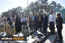 تجدید میثاق مدیران دانشگاه فرهنگیان اصفهان با شهیدان اقتدار 2