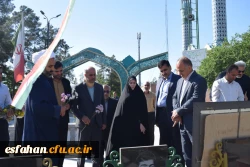 تجدید میثاق مدیران دانشگاه فرهنگیان اصفهان با شهیدان اقتدار 4