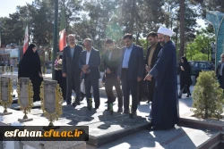 تجدید میثاق مدیران دانشگاه فرهنگیان اصفهان با شهیدان اقتدار 9